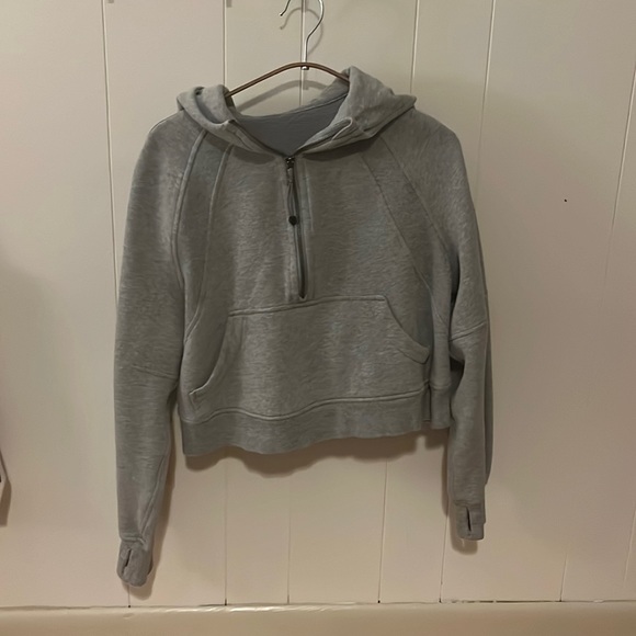 Lululemon Grey Scuba Sweatshirt - Picture 3 of 5